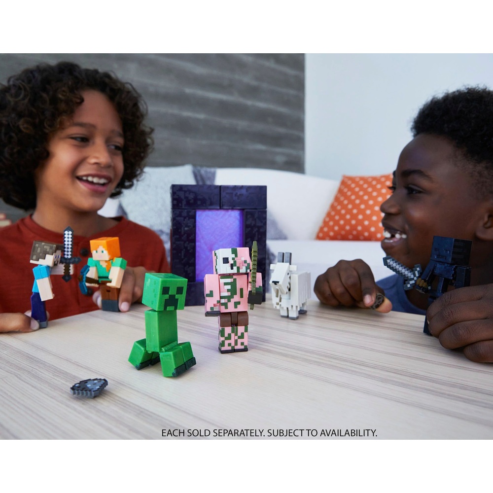 Minecraft 8cm Figur Zombie Creeper