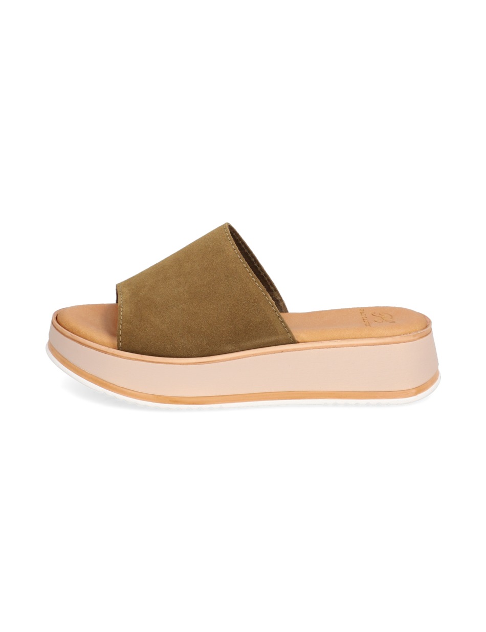 Veloursleder Pantoffel