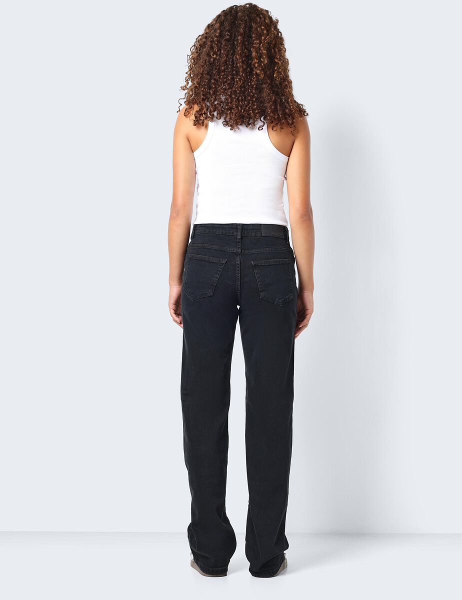 NMYolanda NW wide jeans black NOOS - Jean Ample Noir | Noisy May Jean