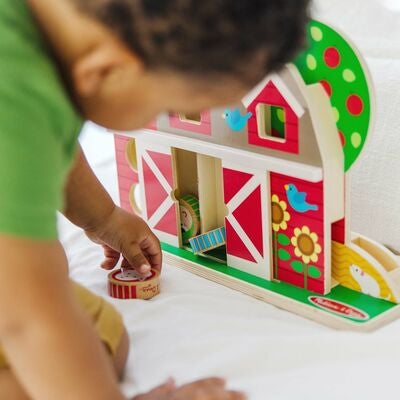 Melissa & Doug GO TOTs Låve med 4 Disker