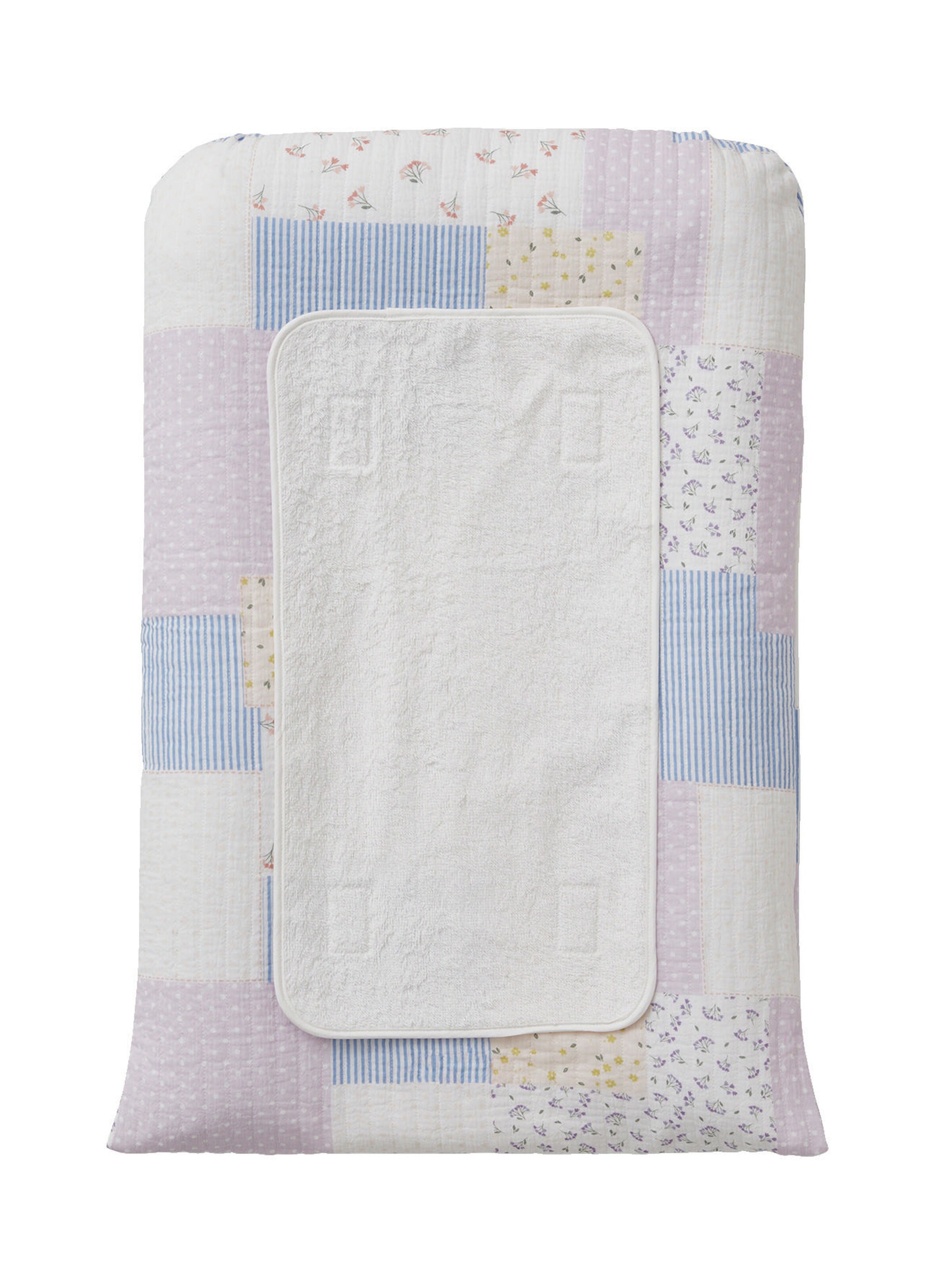 Vertbaudet Baby Wickelauflage-Set SOMMERHAUS mehrfarbig