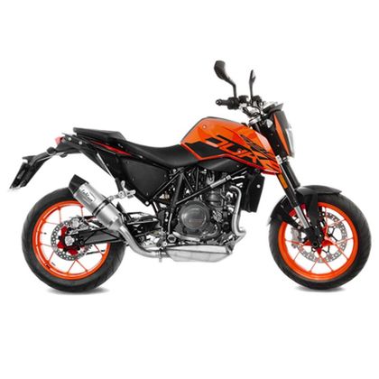 Silencieux Leo Vince LV ONE evo embout carbone - Gris
