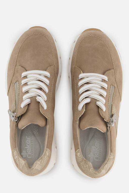Rieker Sneakers beige Synthetisch