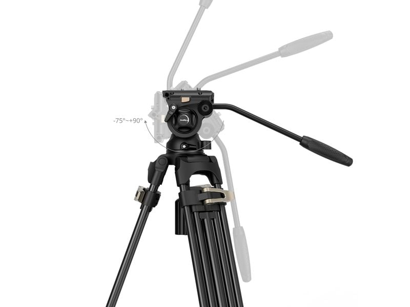 Smallrig Stativ AD-01S Heavy-Duty Fluid Head Stativ-Kit