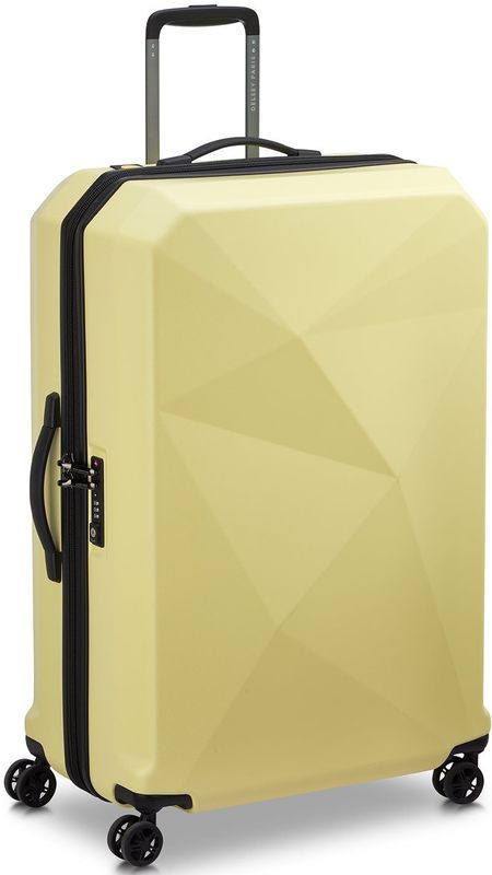 Delsey - Karat 2.0 - Trolley - Pale Yellow - Hardcase - 4 Wielen