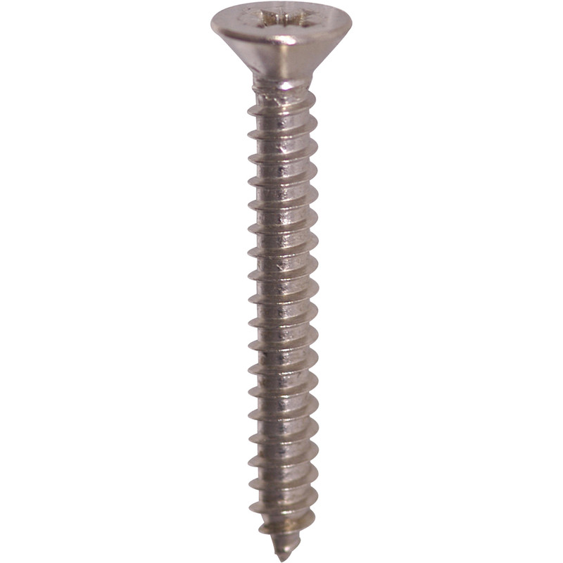 Zelftappende schroeven platkop RVS 4,5x30mm PZ