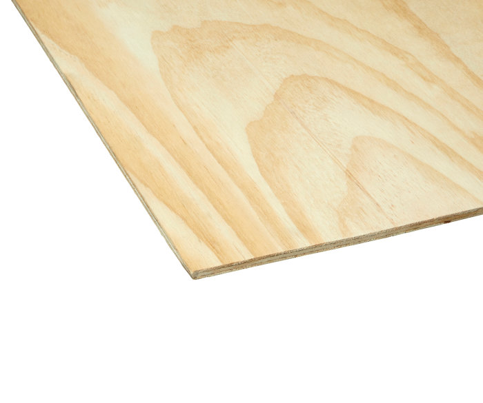 Krydsfiner nåletræ 12 mm - 122 x 244 cm