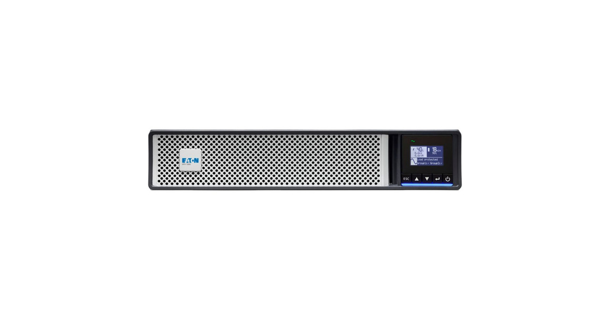 Eaton Power Quality5PX Gen2 UPS, 1500 VA, 1500 W ups  (Zwart/zilver, 8x C13 uitgangen, rack/toren, 2U, netwerkkaart inbegrepen)