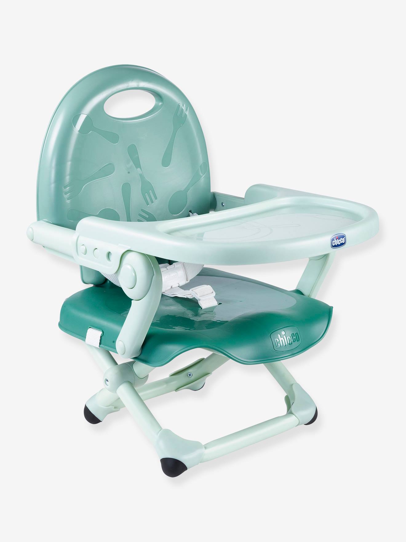 Cadeira elevatória Chicco Pocket Snack, verde médio, lisa