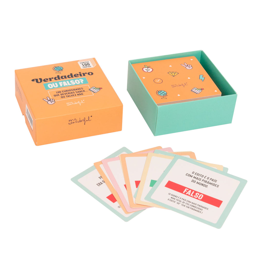 Jogo De Cartas - Verdadeiro Ou Falso