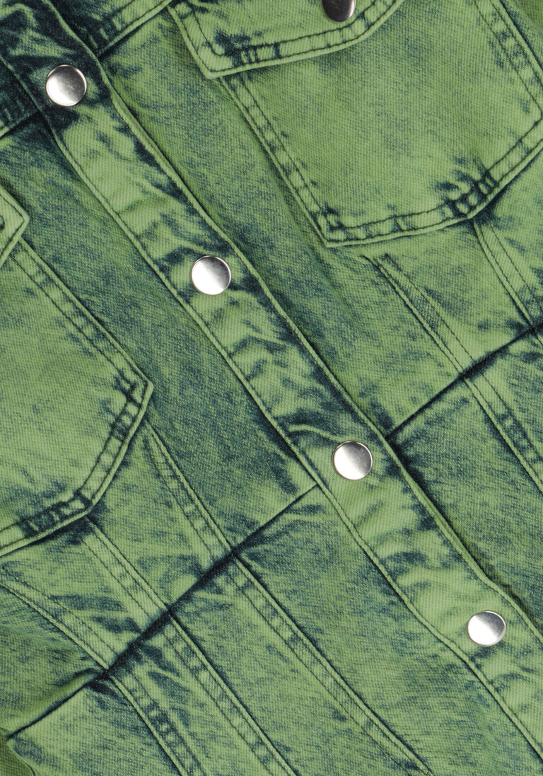 GESTUZ groene gestuz mini jurk skyegz dress