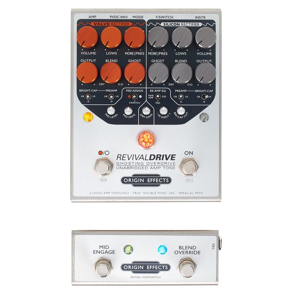 Origin Effects RevivalDRIVE & Footswitch