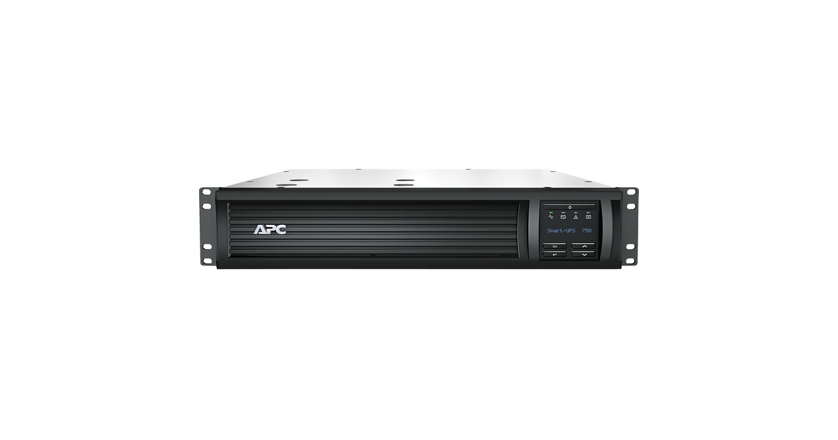 APCSmart-UPS 750VA noodstroomvoeding ups  (Zwart, 4x C13, USB, NMC, SMT750RMI2UNC)