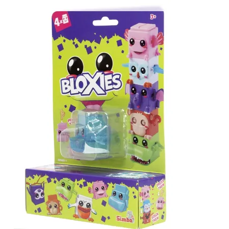 Simba Bloxies Spielfiguren Serie 1, 4er Set, sortiert