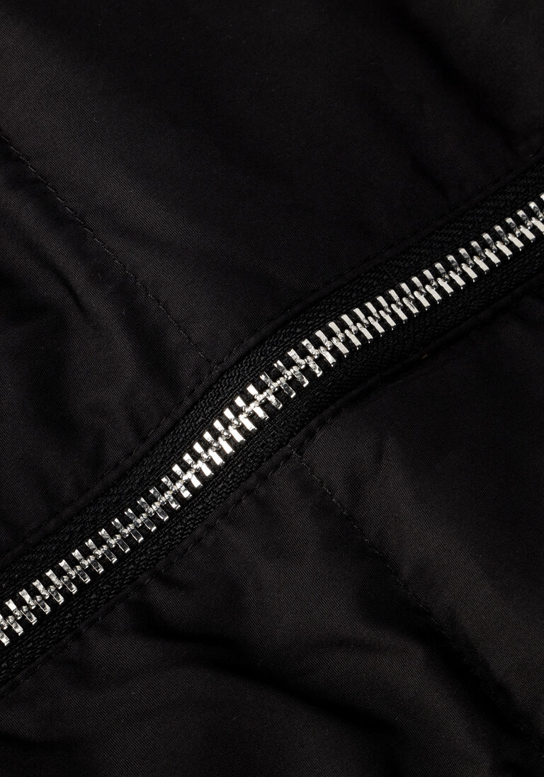 Y.A.S. zwarte y.a.s. gewatteerde jas yaspuffa long down coat