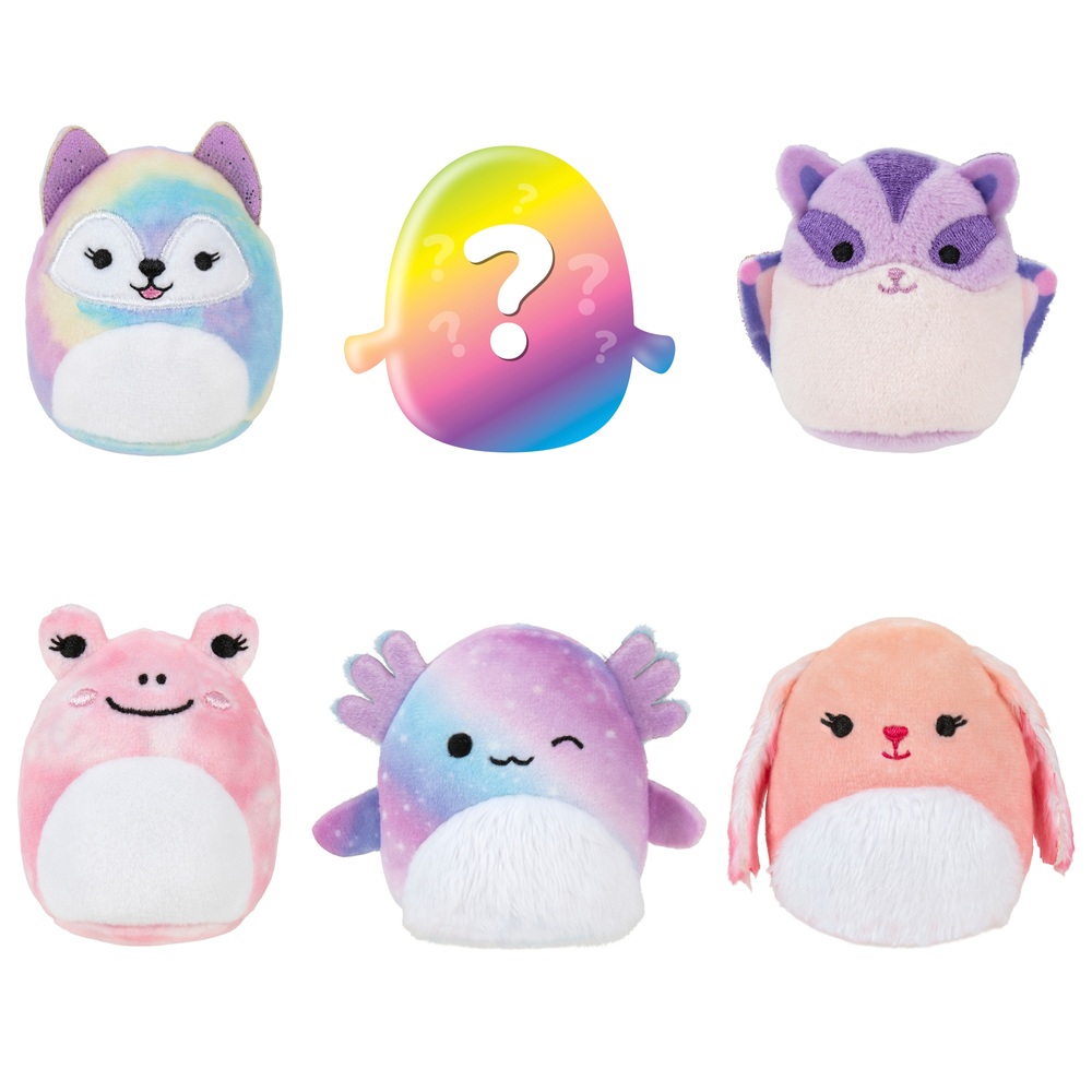 Squishville von Original Squishmallows Wild Ones Squad Plüschtier-6er-Pack