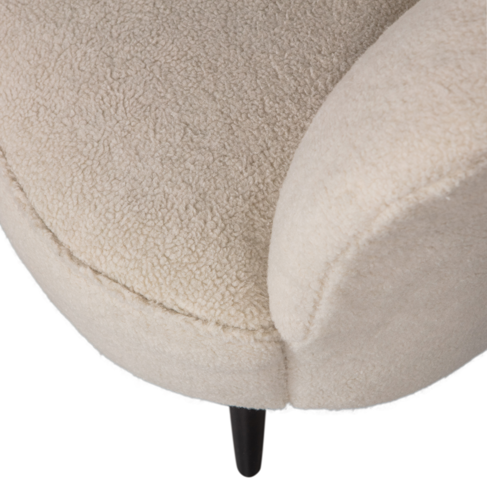 Lounge fauteuil Sara Sara Lounge Fauteuil Rechts - Teddy - Off white