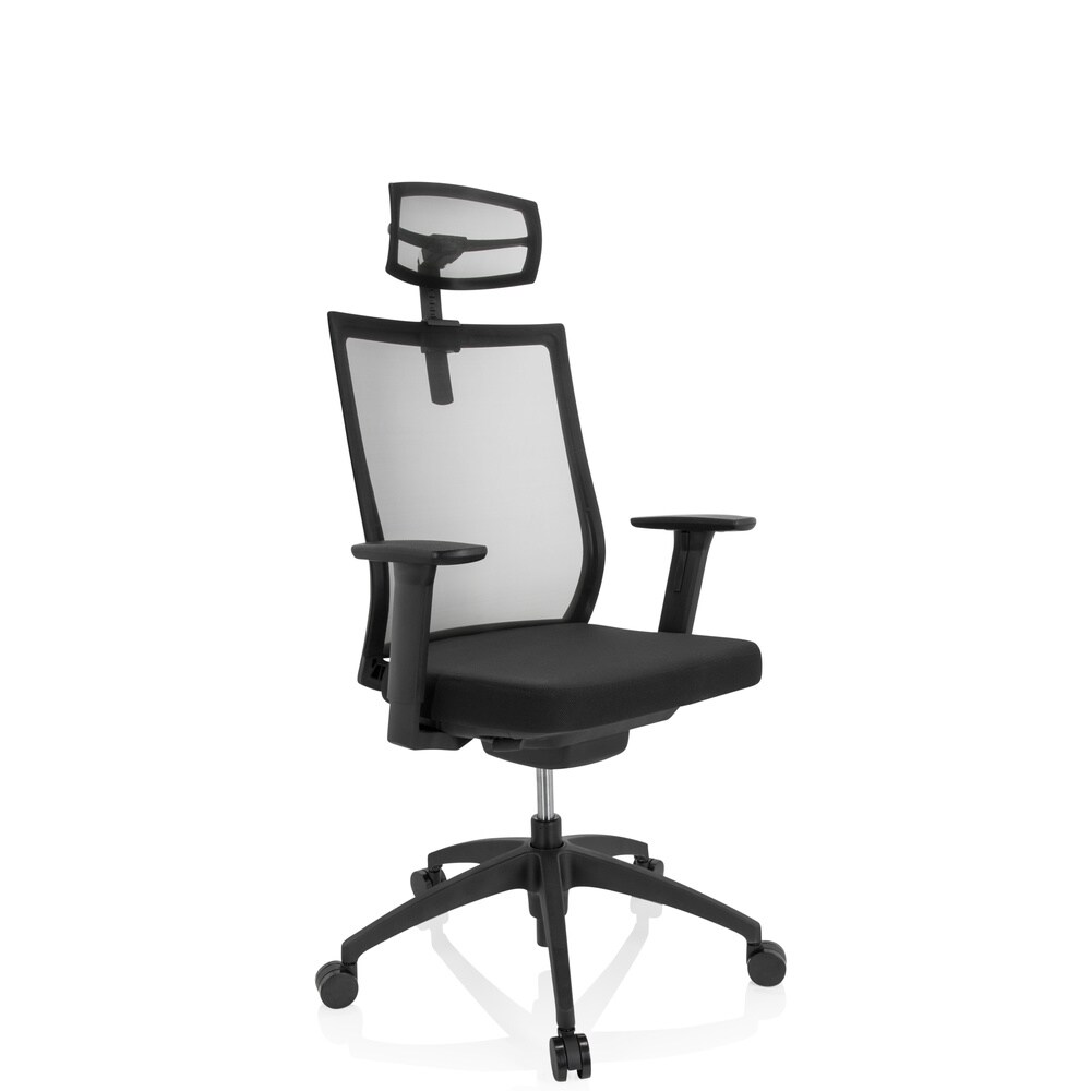 Profi Bürostuhl ASPEN PRO Stoff mit Armlehnen (höhenverstellbar) hjh OFFICE