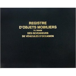 Registre 'Objets mobiliers et véhicules d'occasion'