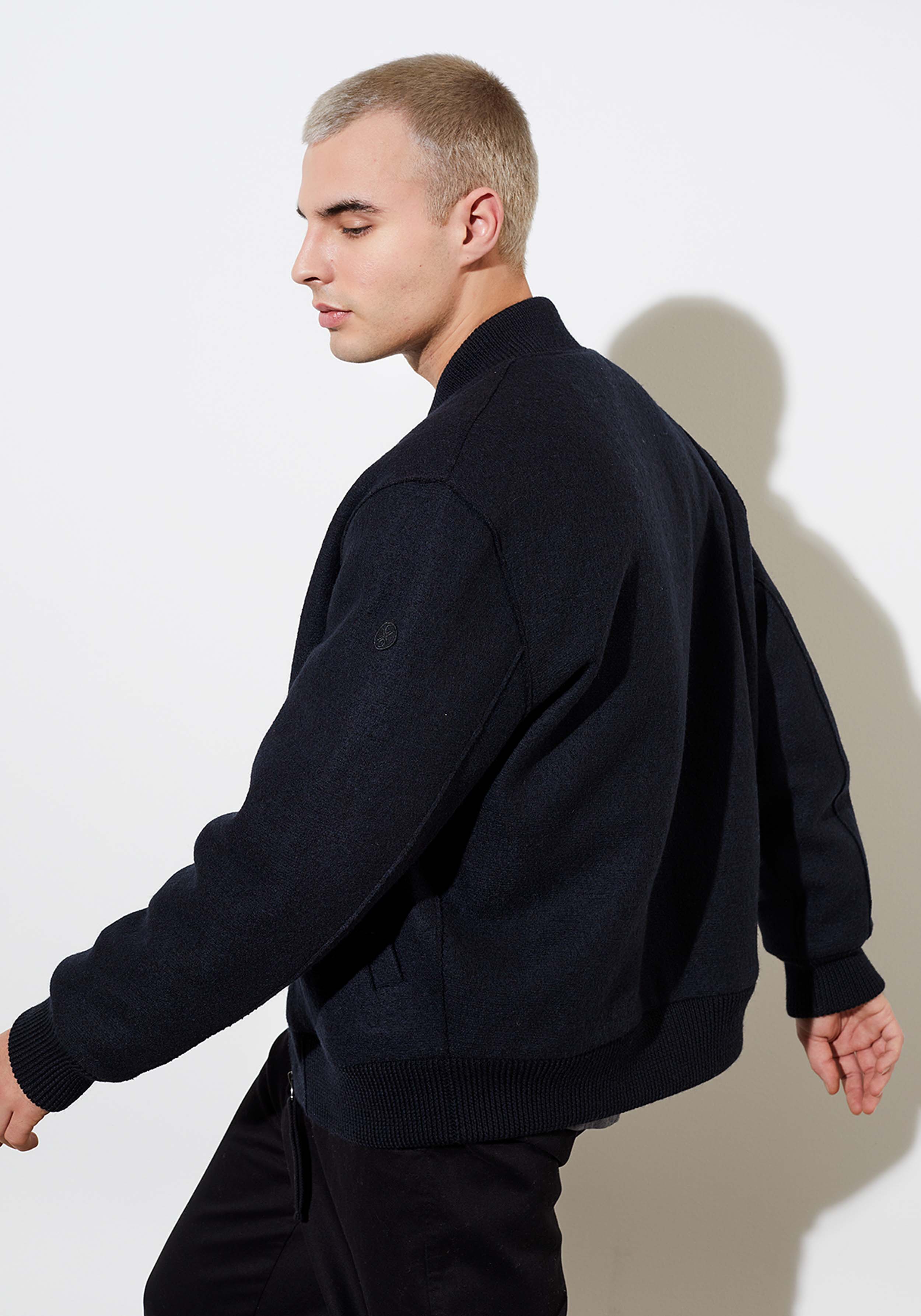 LangerChen Bomberjacke Knoxford Carbon