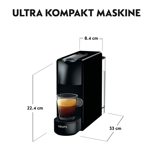 Nespresso Essenza Mini C30 Kaffemaskine, Sort