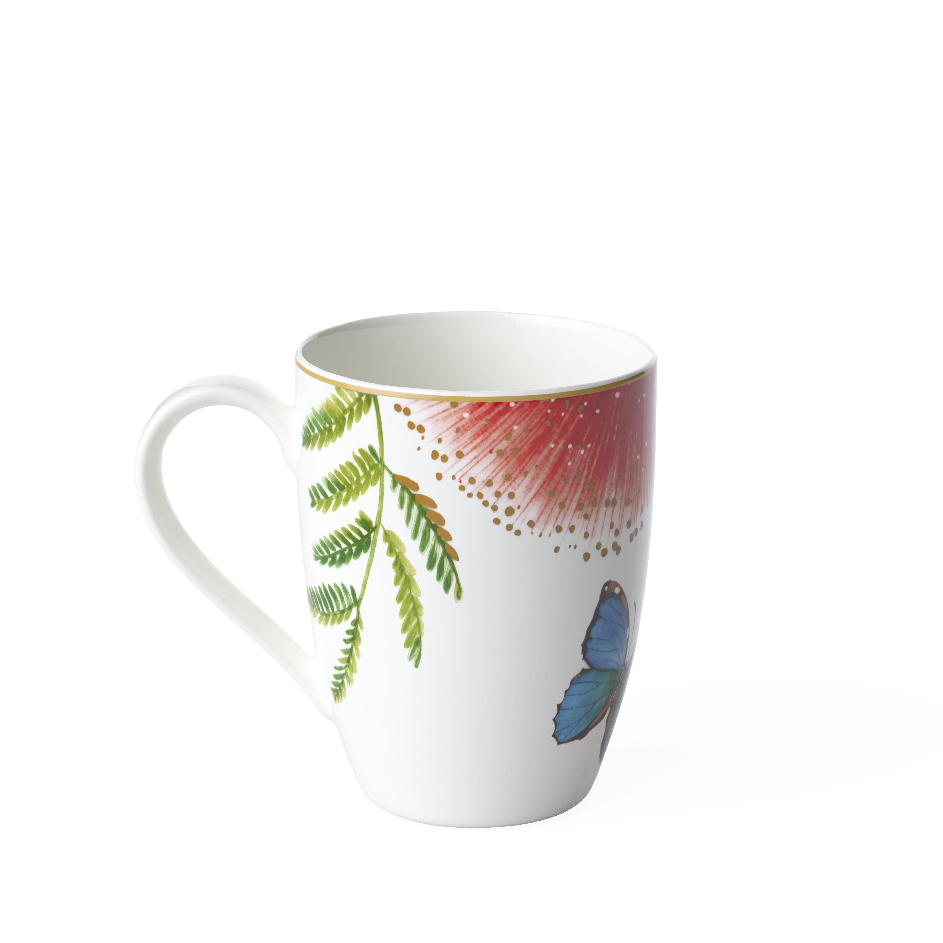 Amazonia Mug Multi-colored, 10.2 oz, Premium Bone Porcelain
