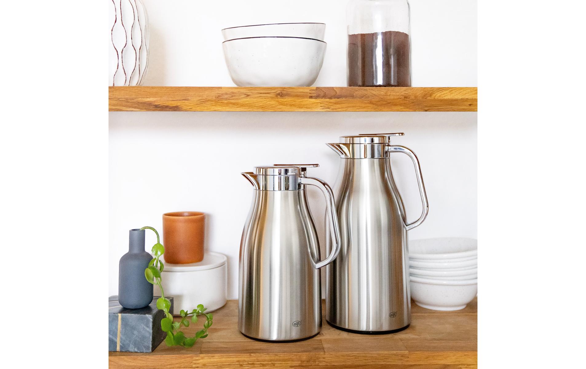 Thermoskanne Skyline 1000 ml, SilberKaraffe aus Edelstahl