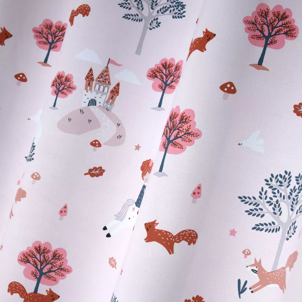 Rideau occultant enfant (140 x 260 cm) Cyrielle Rose