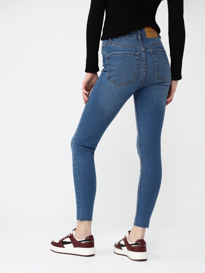 Calça jeans skinny de cintura alta - Ocean