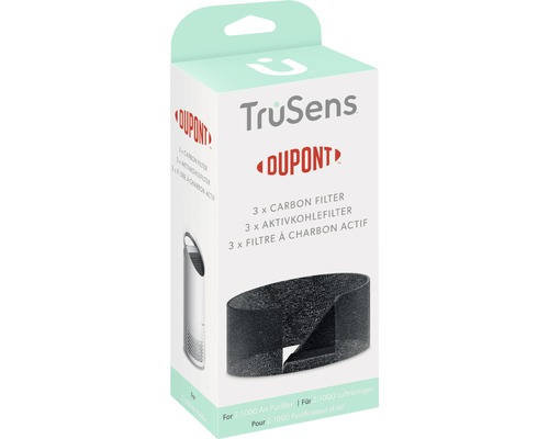 Leitz TruSens vervangende actieve koolfilters voor Z-1000 luchtreinigers, 3 stuks