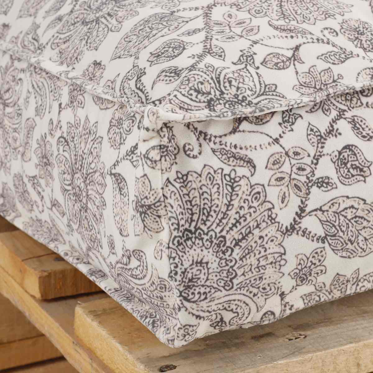 In the mood coussin de palette venice - 120x80x12 cm - pe - beige - set de 2