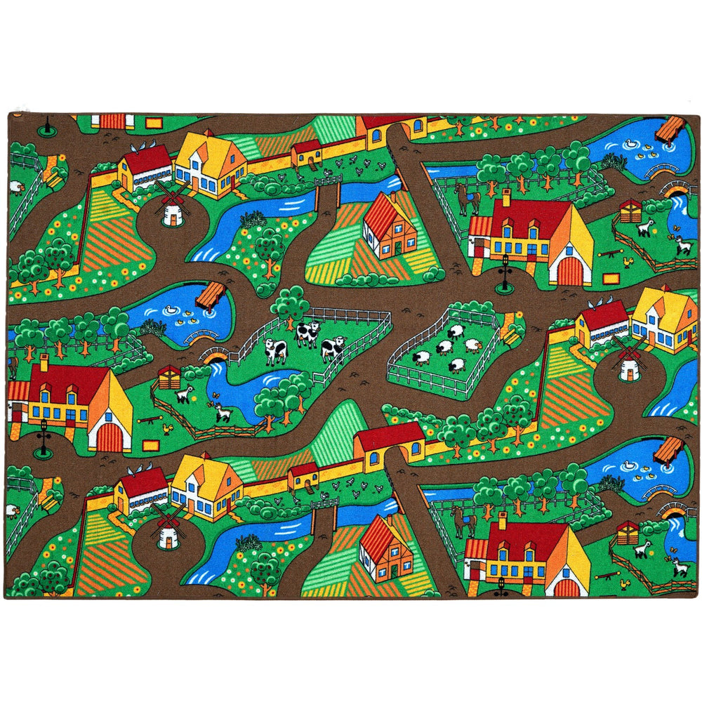 Køb Rebel Roads Farm Life Gulvtæppe - 140 X 200 Cm
