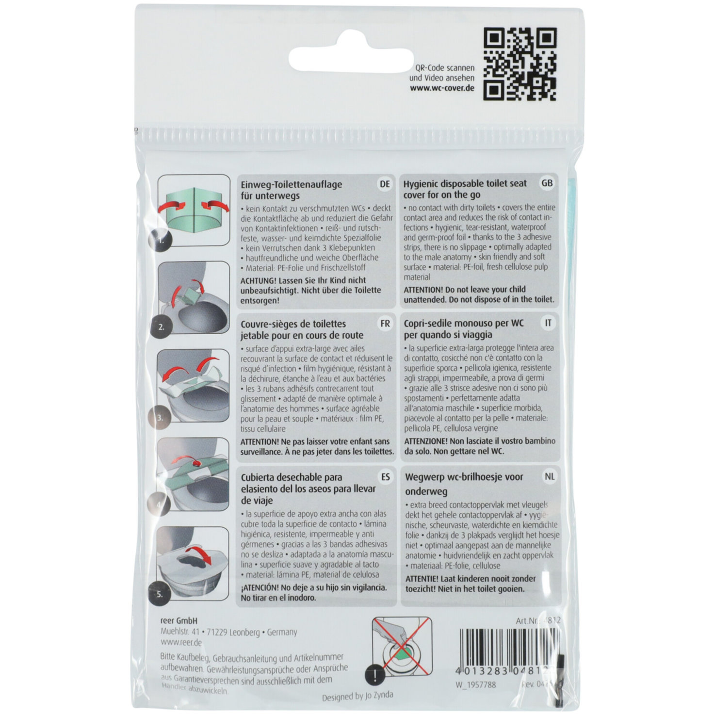 reer WC-Cover 3er Packung 24+ Monate