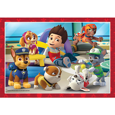 Paw Patrol puslespil 4i1 - 12, 16, 20 og 24 brikker