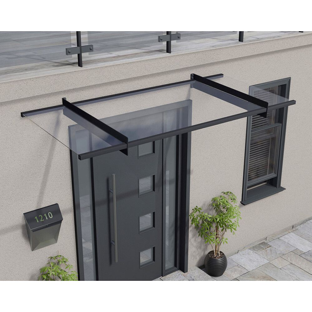ENTRÉTAK CANOPIA NANCY 0,9X2,1M KLAR/GRÅ