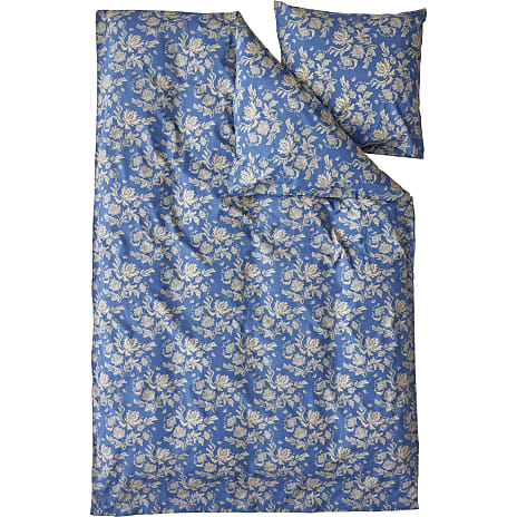Salling sengetøj 140x220 cm - blå blomstret