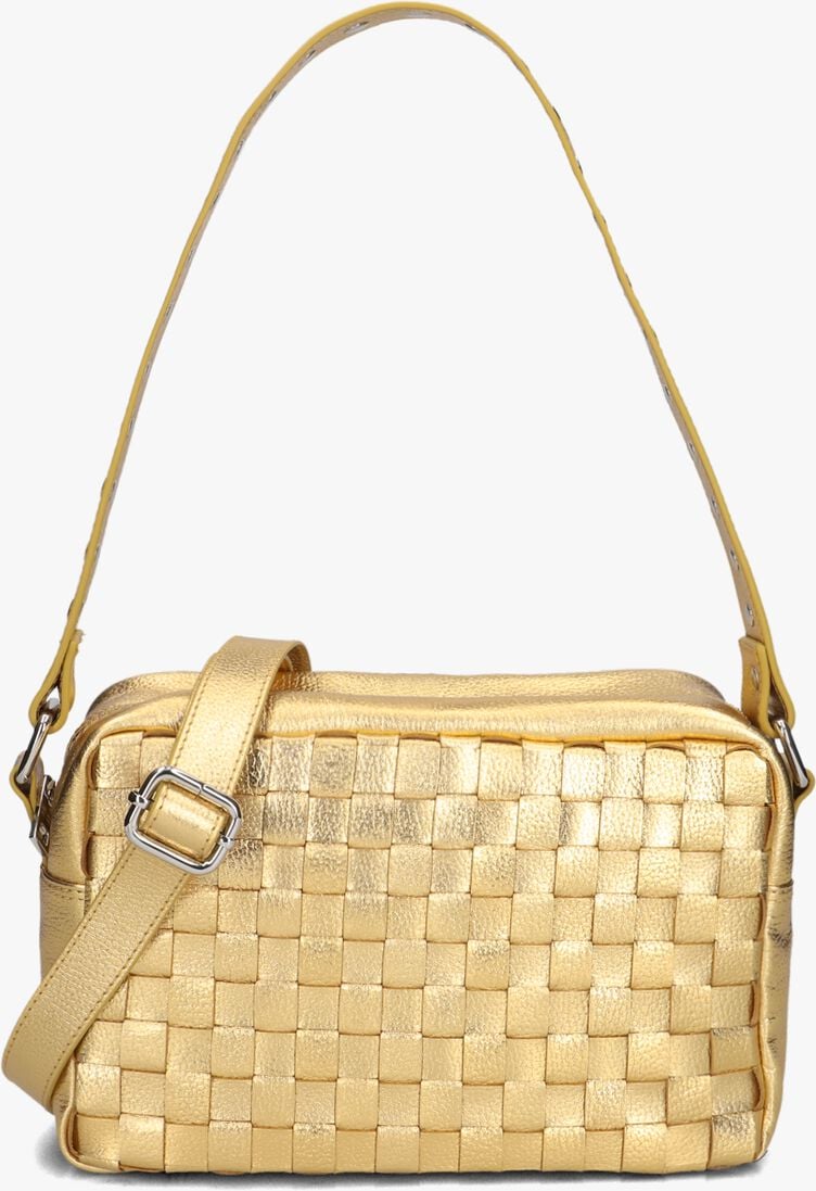 gouden núnoo schoudertas vilda metallic