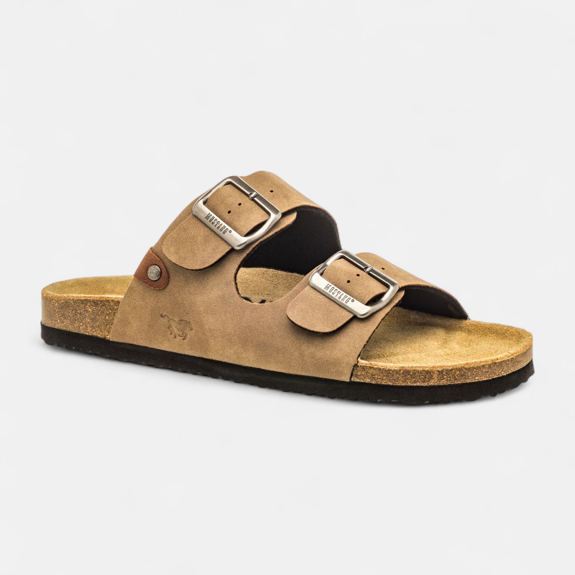 Mules semelle liège Homme beige
