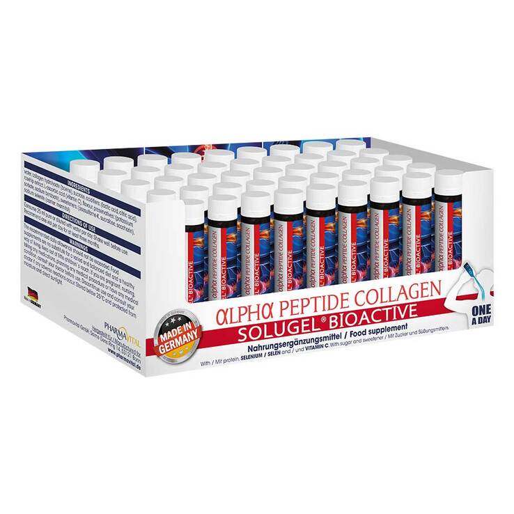 Alpha Peptide Collagen Active Gel Gelenk.TrinkAmpulle , 50X25 ml