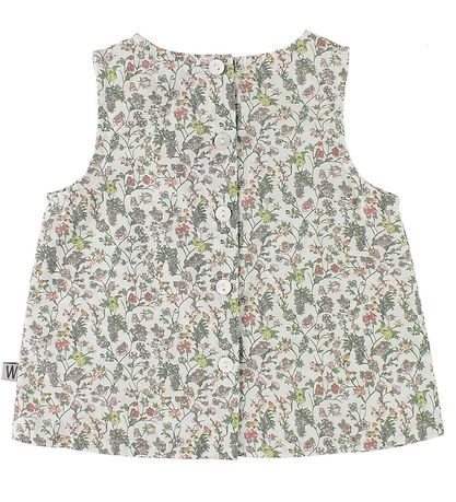 Wheat Top - Beathe - Ivory m. Blomster