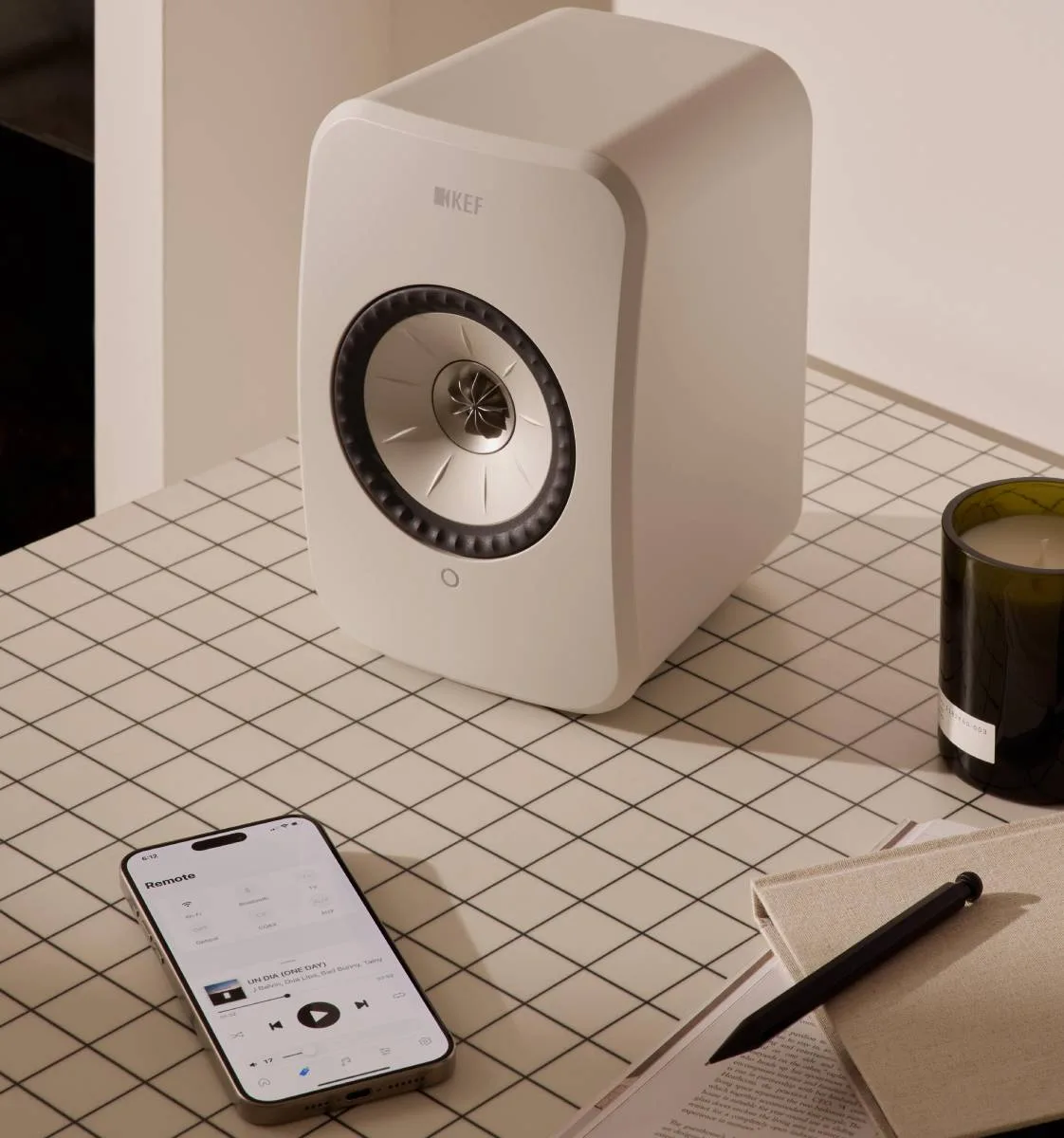 KEF LSX 2 LT Blanc (la paire) Enceintes sans fil hi-fi
