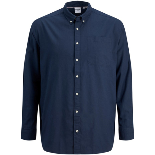 Jack & Jones - 12190444 JJEOXFORD SHIRT L/S S21 NOOS PLS NAVY BLAZER Azul