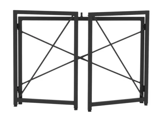 Fold - Bureau pliant en métal L100cm : Couleur - Noir