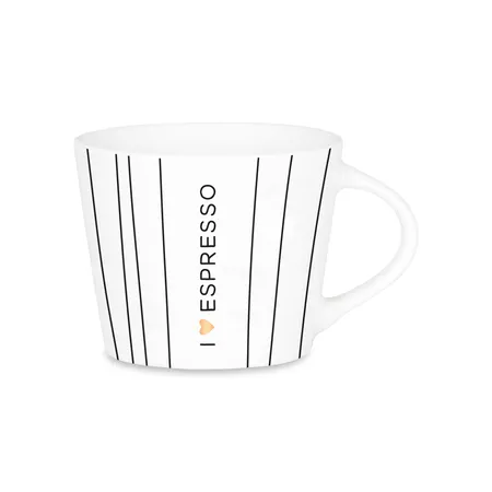 Grafik Werkstatt Espresso-Tasse Schreibkram Manufaktur I love Espresso