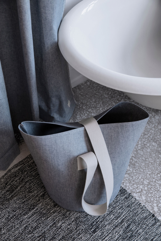 Ferm Living Chambray douchegordijn zand