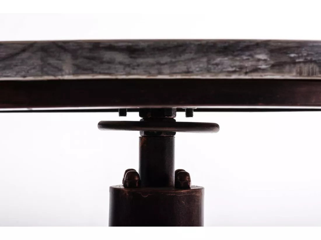 Table haute de bar - rund 39cm - Bois - Bronze - Lumos