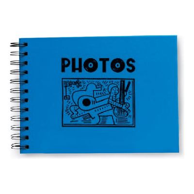 Exacompta Musicart - Album photo spiralé - 50 pages - 23 x 16 cm - bleu
