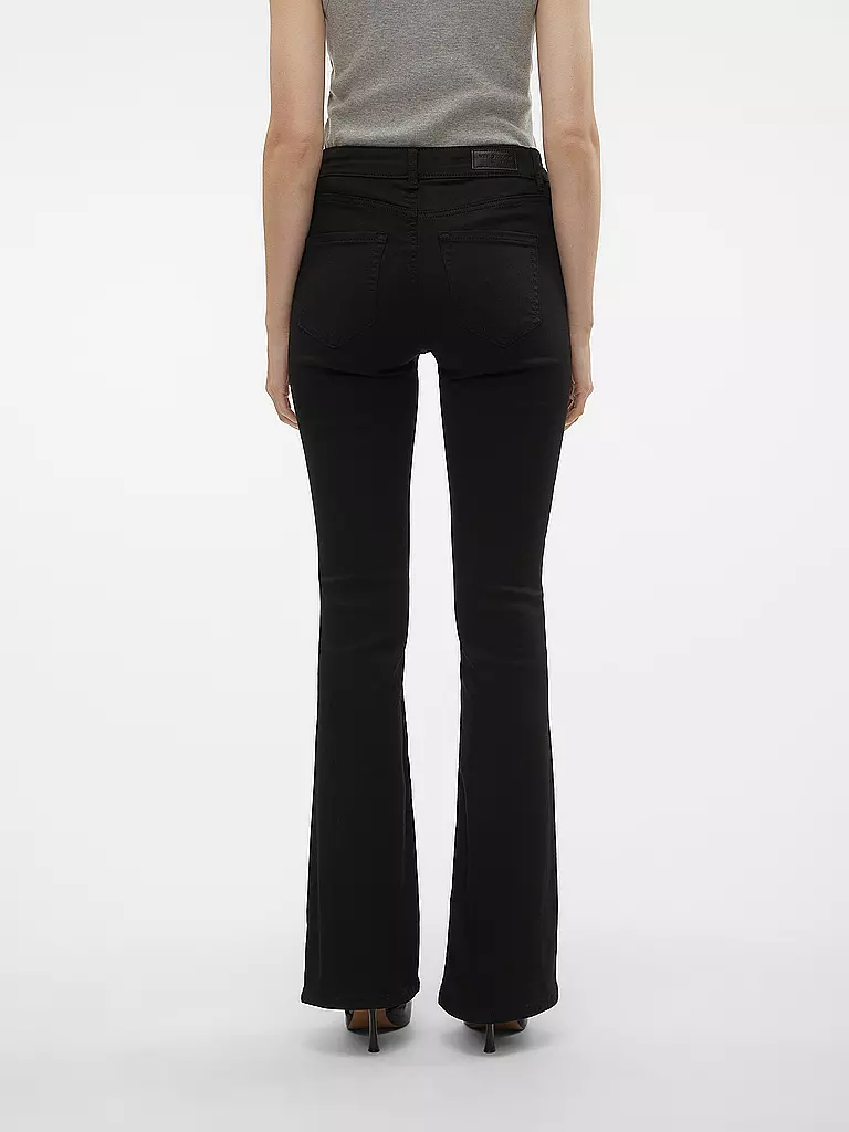 VERO MODA Jeans Bootcut Fit VMFLASH schwarz
