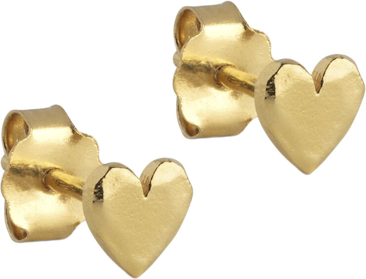 ENAMEL Copenhagen Studs, Heart 925s/gp/m