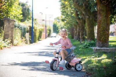 Smoby Trehjulssykkel Baby Balade Plus, Rosa